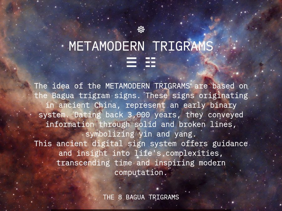 Metamodern Trigrams